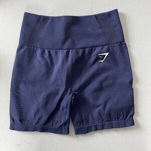 NWT Gymshark Vital Shorts Navy Blue